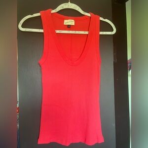 Universal Threads Coral Ribbed Tank Top - Sleeveless Scoop Neck
